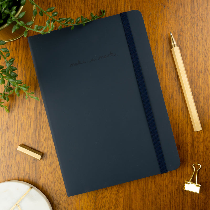 Vent for Change, Lined Notebook, Navy Blue. | vent-for-change-lined-notebook-navy-blue | com bossa studio
