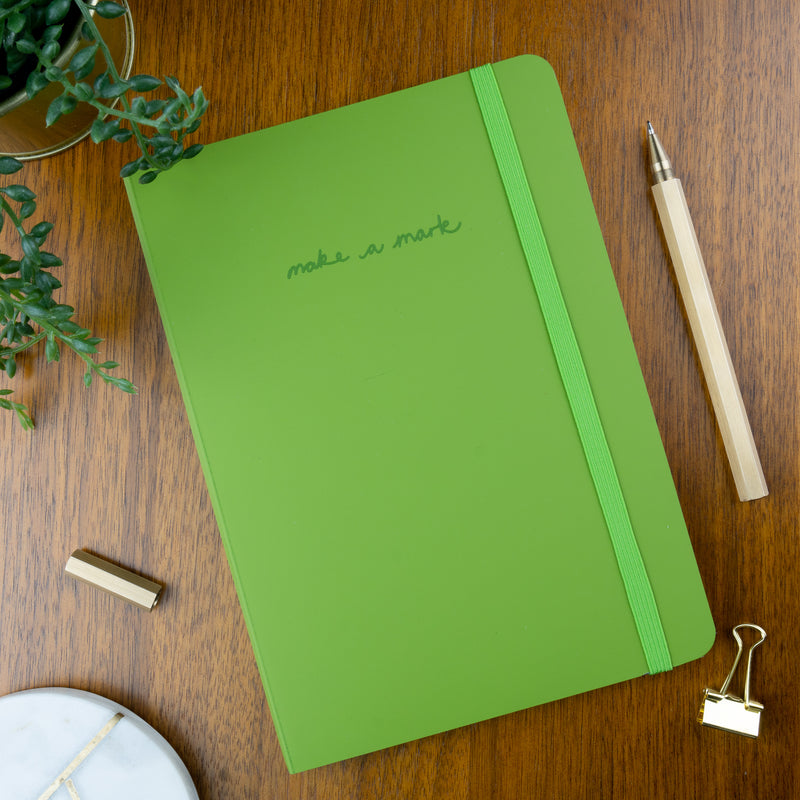 Vent for Change, Lined Notebook, Green. | vent-for-change-lined-notebook-green | com bossa studio