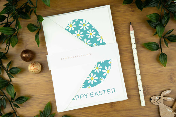 Easter Card, The Daisies. | easter-cards-luxury-greeting-card-nordic-style-daisies-cards-for-family-cards-for-friends-cards-for-spring-can-be-personalised | com bossa studio
