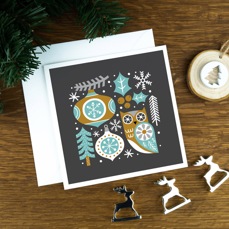 Nordic Woodland, Luxury Christmas Cards. | nordic-woodland-luxury-scandinavian-style-christmas-cards | com bossa studio